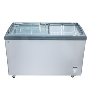 Congelateur horizontal deux portes vitre economie d'energie - 355lt - Nasco - NAS-FS355FL