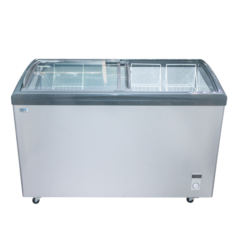 Congelateur horizontal deux portes vitre economie d'energie - 355lt - Nasco - NAS-FS355FL