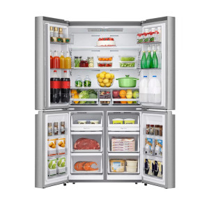 Réfrigérateur Americain 4 Portes - Iinverter - Métal tech Coolig - 608LT - RC-73WCR