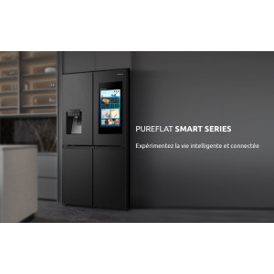 Réfrigérateur multi-portes Combiné - 365L- distibuteur d'eau - inverter - Hisense - RQ-78WC