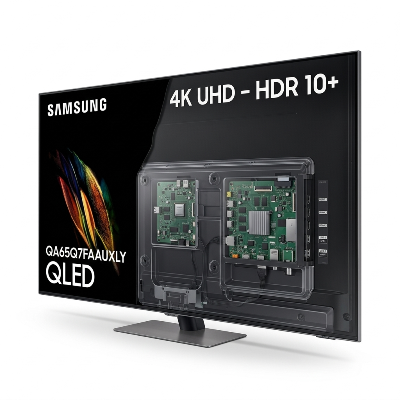 Téléviseur TV 65'' QLED - 4K UHD - HDR 10+ / SMART TV - 3 HDMI - 2 USB -163CM - SAMSUNG - QA65Q7FAAUXLY