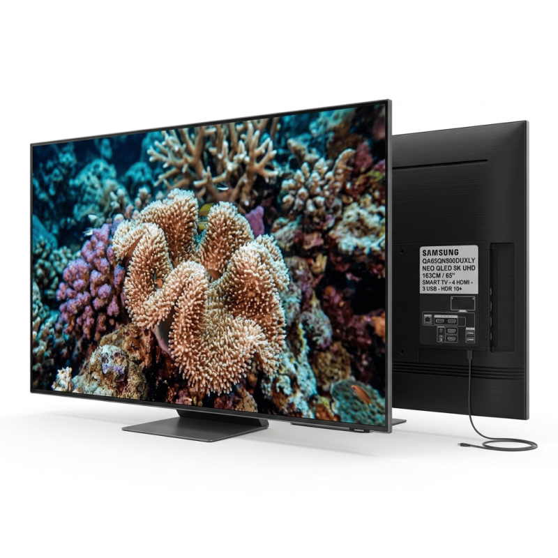 Téléviseur TV 65'' NEO QLED - 8K UHD - HDR 10+ SMART TV - 4HDMI - 3 USB - 163CM - SAMSUNG - QA65QN800DUXLY