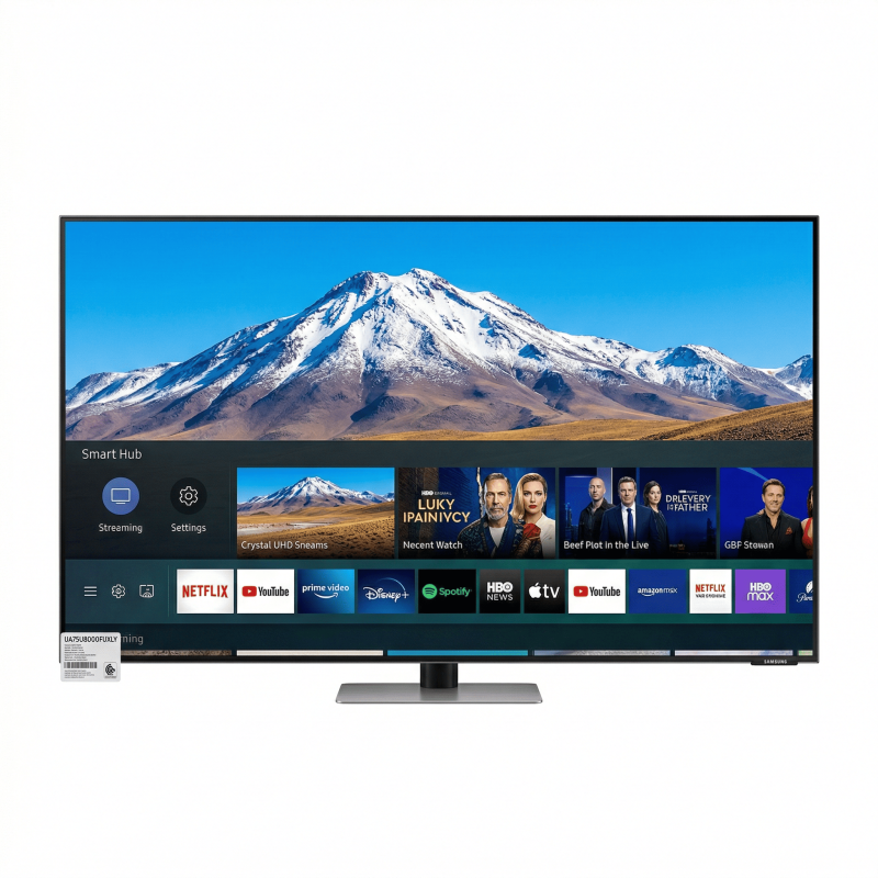 Téléviseur TV 75'' LED - CRYSTAL UHD - SMART - UHD - 189CM - 3HDMI - 2USB - SAMSUNG - UA75U8000FUXLY Téléviseur TV 75'' LED - CRYSTAL UHD - SMART - UHD - 189CM - 3HDMI - 2USB - SAMSUNG - UA75U8000FUXLY