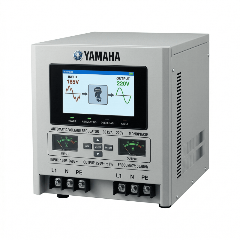 Stabilisateur Régulateur de Tension 30 kva monophasé 220 volts - Yamaha