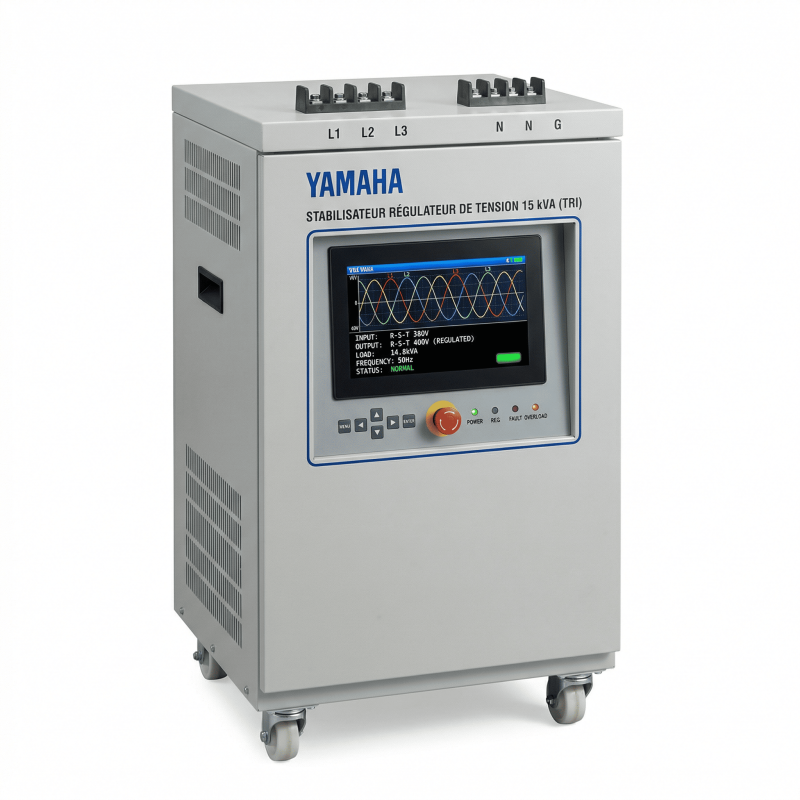 Stabilisateur Régulateur de Tension 15 kva triphasé - Yamaha
