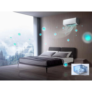 Split & Climatiseur Mural R410 - 24.000 BTU - 3 CV - Hisense AS-24CR4SXTCA00