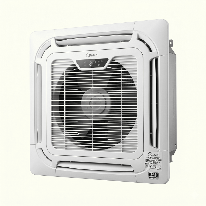 SPLIT CASSETTE 18.000 BTU INVERTER 1.5CV - MIDEA R410 - M_MCA3-18CRN1