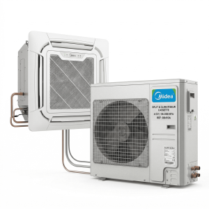 Split & Climatiseur Cassette 4 CV / 36.000 BTU - Midea RR410a - M_MCD-36CRN1