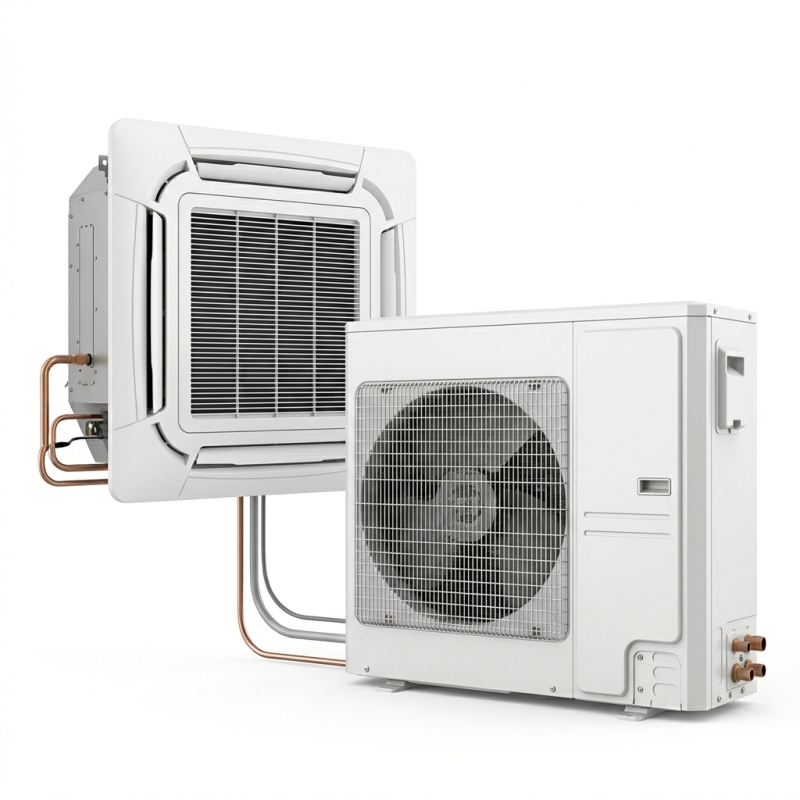 Split & Climatiseur 12.000 BTU/ 1.5CV FAÇADE BLANCHE - MIDEA R410a - M_MSAF-12CRN1