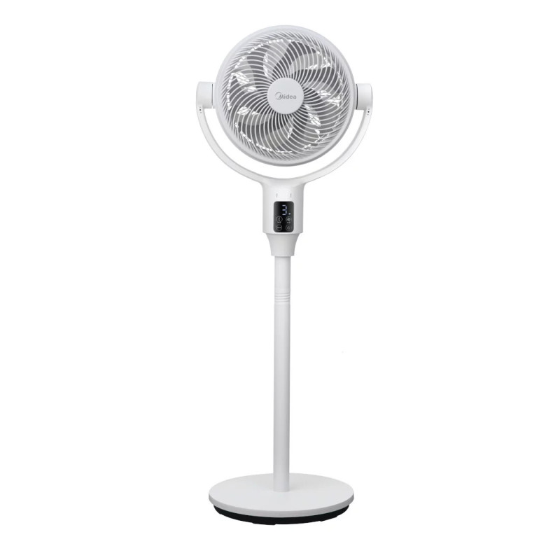 Ventilateur à pied blanc - Moteur silencieux - MIDEA - FG25-25TS