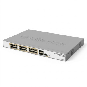 Switch 24 ports PoE Gigabit 4 SFP - Mikrotik - CRS328-24P-4S RM Switch 24 ports PoE Gigabit 4 SFP - Mikrotik - CRS328-24P-4S RM