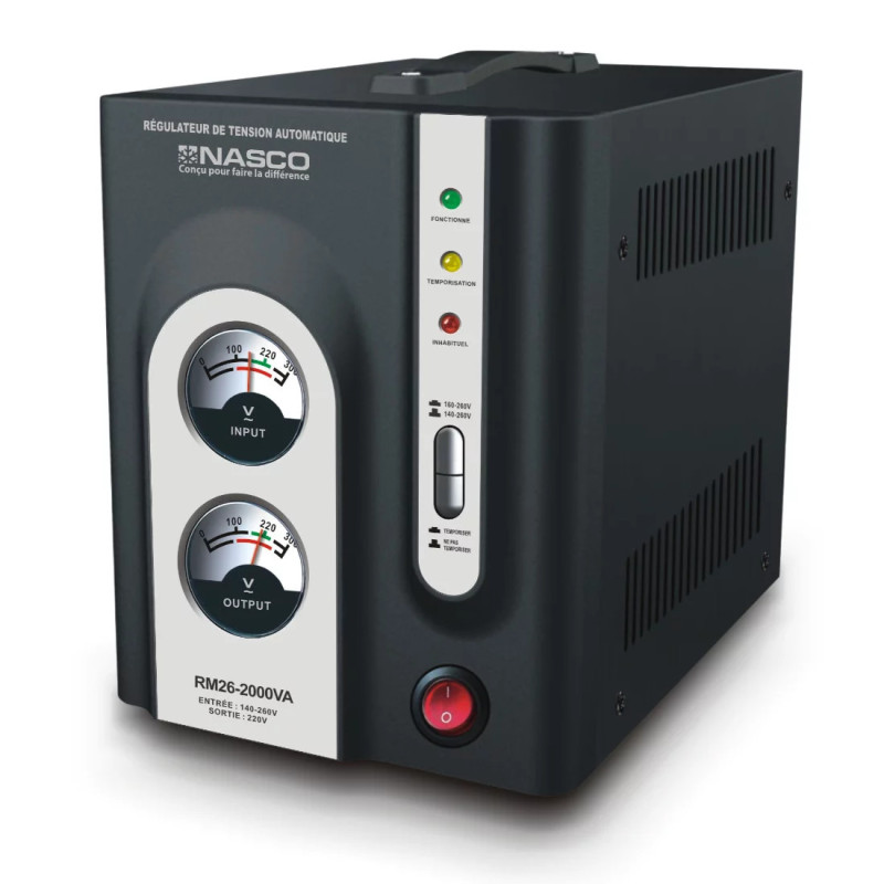 STABILISATEUR 2000VA COMPTEUR A AIGUILLE - NASCO - RM26-2000VA