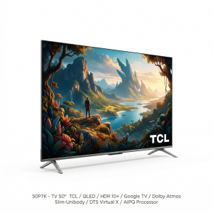 Téléviseur 50" - TCL QLED 4K - 50P7K