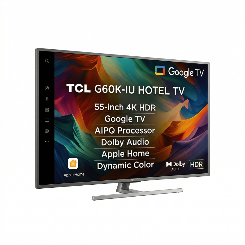 Téléviseur d'Hôtel 55" - TCL 4K HDR - 55G60K-IU