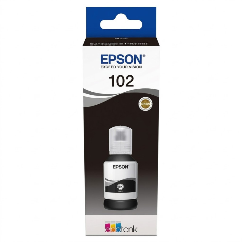 Cartouche d’encre Epson 102 EcoTank Noir - C13T03R140 Cartouche d’encre Epson 102 EcoTank Noir - C13T03R140