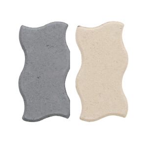 Pavés 6cm decoratif en béton, autobloquant carrossable avec couleur - 5500 mettre carré