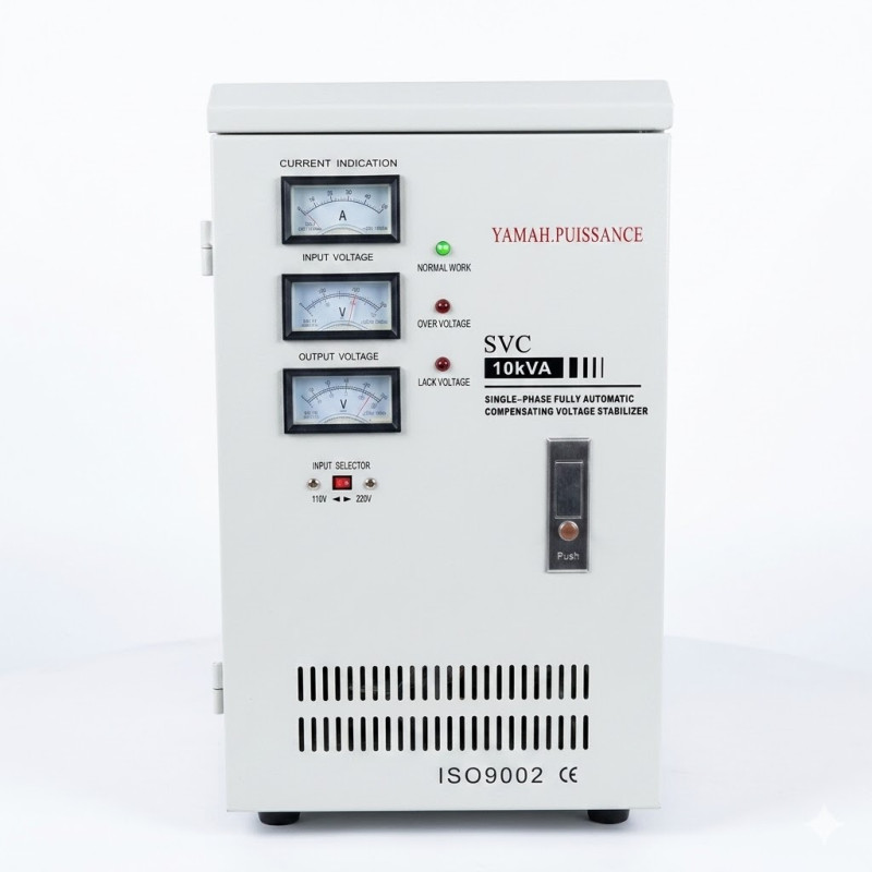 Stabilisateur Régulateur de Tension 10 kva monophasé 220 volts - Yamaha