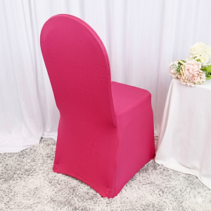 Location pour Housse de chaise Lycra - Rose Amour