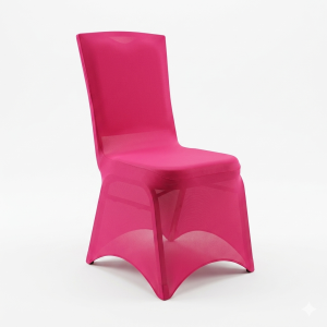 Location pour Housse de chaise Lycra - Rose Amour