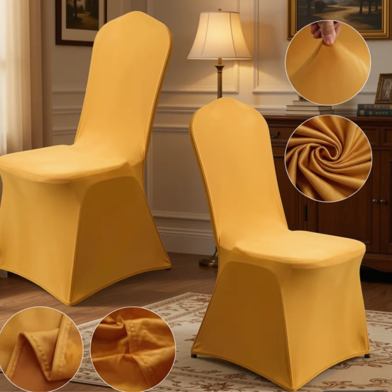 Location pour Housse de chaise - Or