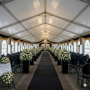 Location de Chapiteau climatisé 375 m2 (25x15m ) sans parquet