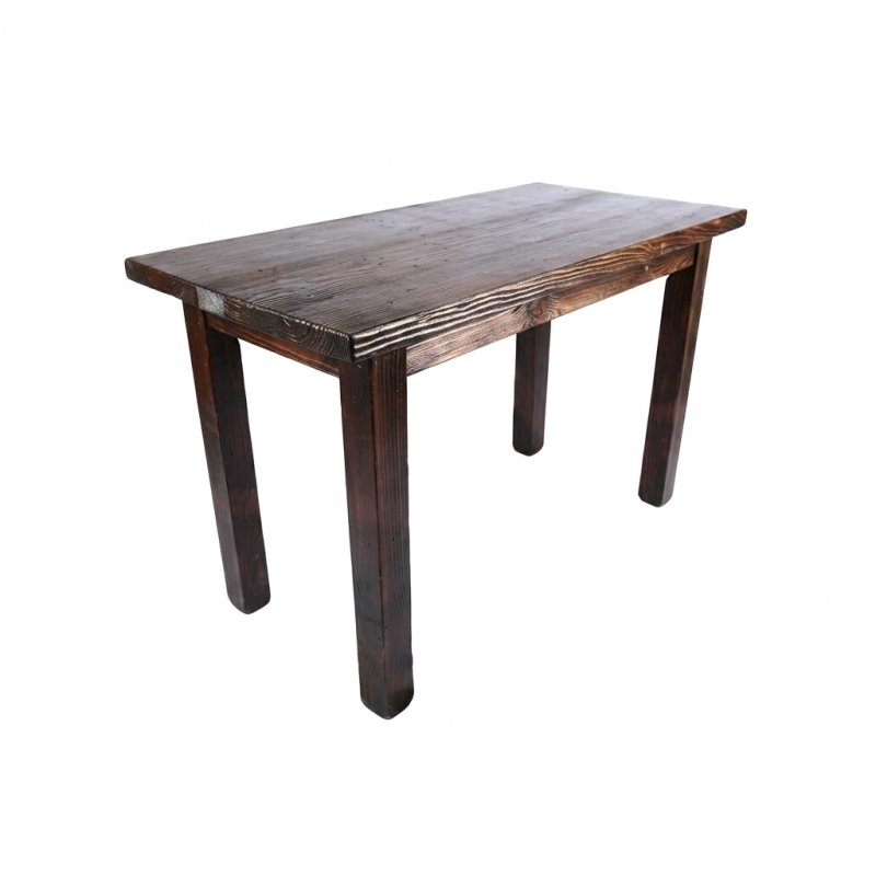 Location de Table Rectangle Bois Taverne Cabaret - H-74cm Long-118cm larg-58cm