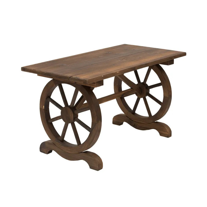 Table rectangle Taverne - Bois - Long-120cm larg-60cm