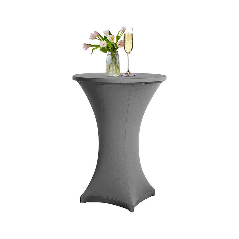Location pour Housse de Table Mange Debout - Grise