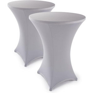 Location pour Housse de Table Mange Debout - Grise