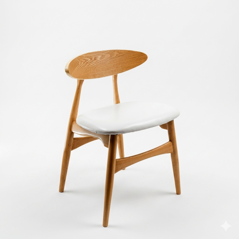 Location de Chaise Opal - Blanche - H:76cm l:46cm à partir de 50 Chaises