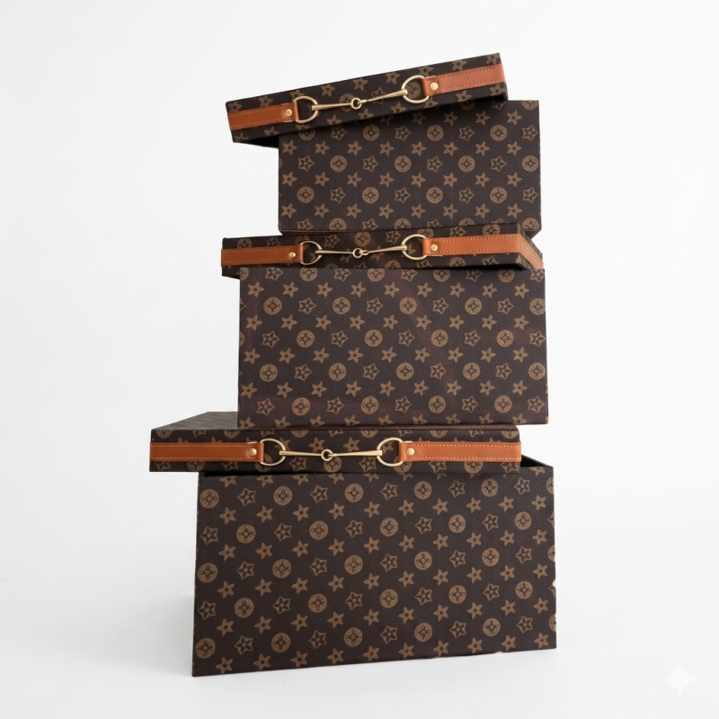 Location pour Coffret Deco - Trio - Imprime chic - long 29cm - larg 40cm