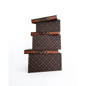 Location pour Coffret Deco - Trio - Imprime chic - long 29cm - larg 40cm