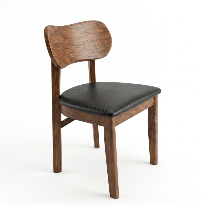 Location de Chaise Belier - Bois - H:78cm l:44cm à partir de 50 Chaises