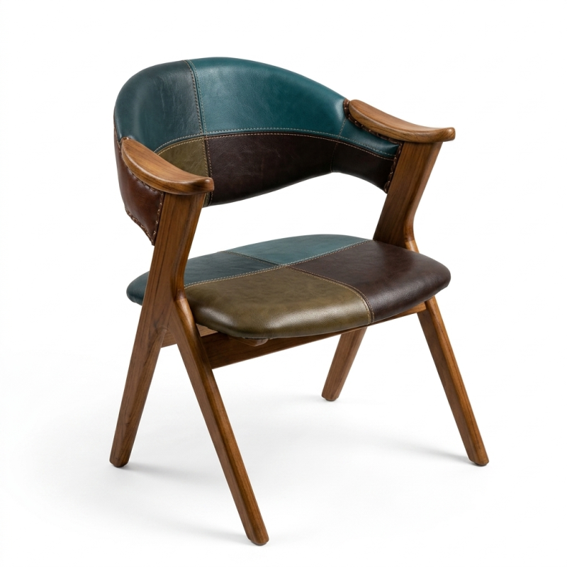 Location de Chaise Damier - Bois - H:76cm l:53cm à partir de 50 Chaises