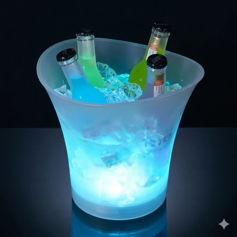 Location pour Seau a glace lumineux - H 25cm - D 31cm