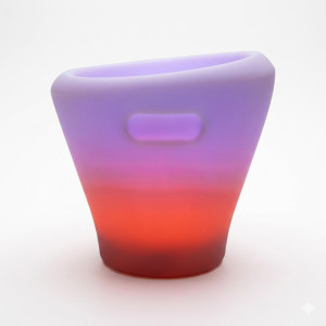 Location pour Seau a glace lumineux Bubbly - H 36cm Location pour Seau a glace lumineux Bubbly - H 36cm
