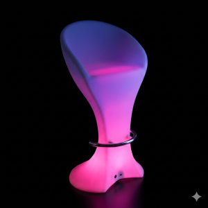 Location de Chaise haute lumineuse - luminosite 4 heures - H:104cm l:55cm