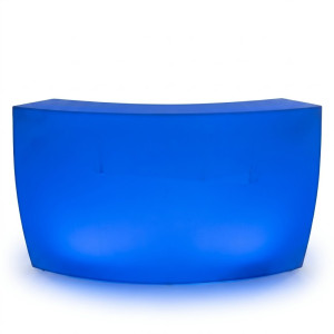 Location pour Bar lumineux circulaire - H 110cm larg 184cm