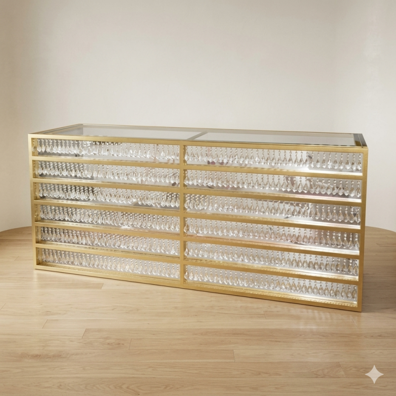 Location pour Bar Oscar - Metal et verre