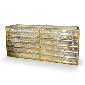 Location pour Bar Oscar - Metal et verre