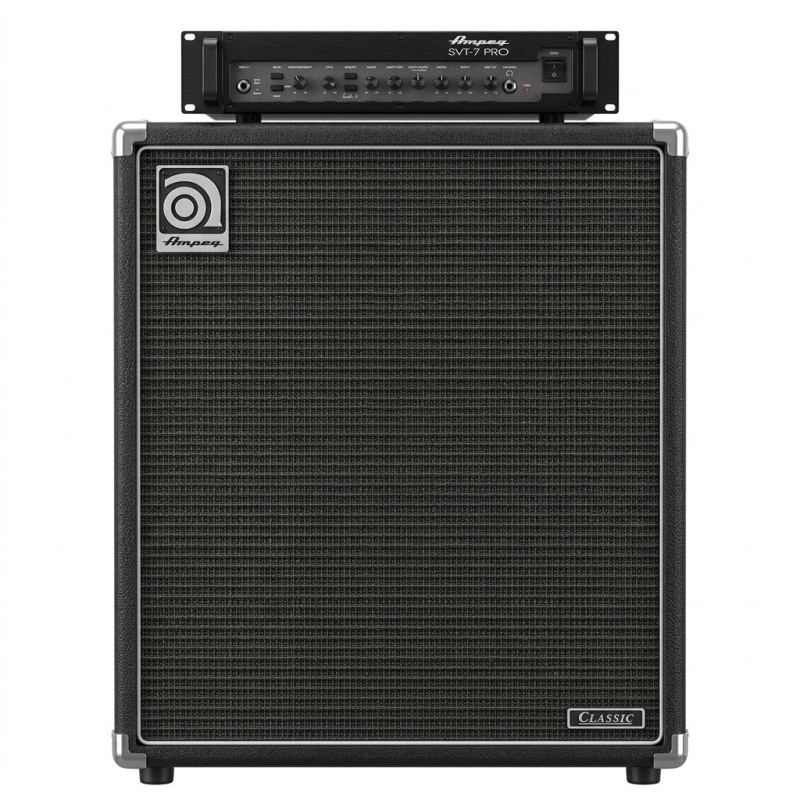 Ampeg SVT 7 - Ampli Bass ampeg + head Bass ampeg - Hauteur 75cm, Longueur 60cm, Largeur 48cm