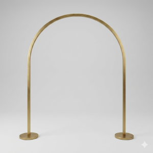 Location pour Arche de Support Luminaire Columba - L 150 - H 200cm- Dore