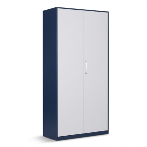 Armoire Haute de Rangement métallique deux portes battants
