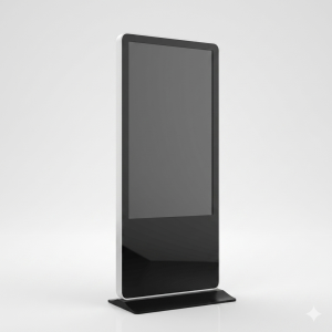 Location d'Écran vertical professionnel 184 cm x 42 cm — Totem d'affichage numérique haute visibilité