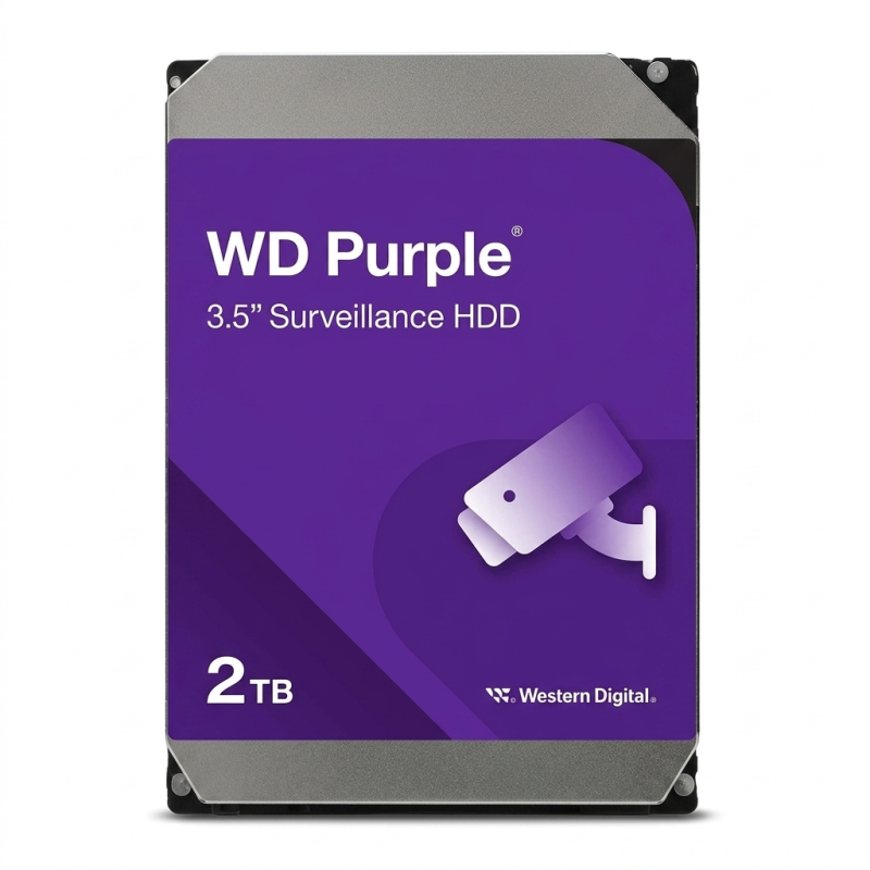 Disque dur interne HDD spécial NVR - 2 To Western Digital Purple - WD22PURZ Disque dur interne HDD spécial NVR - 2 To Western Digital Purple - WD22PURZ