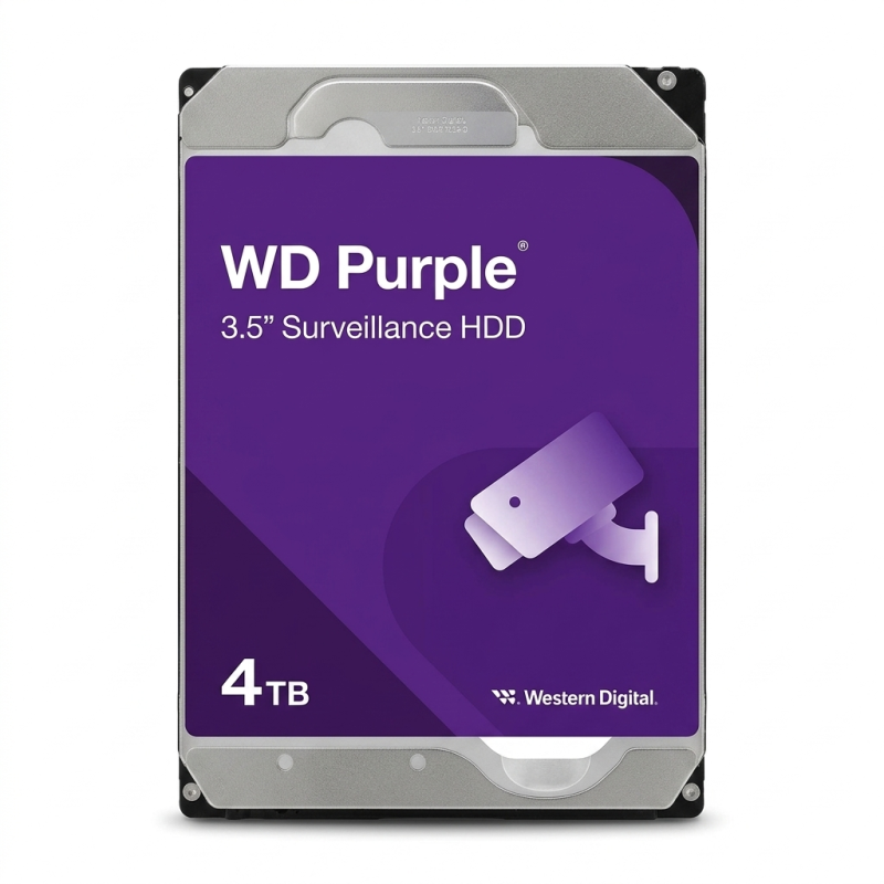 Disque dur interne HDD spécial NVR - 4 To Western Digital Purple - WD42PURZ