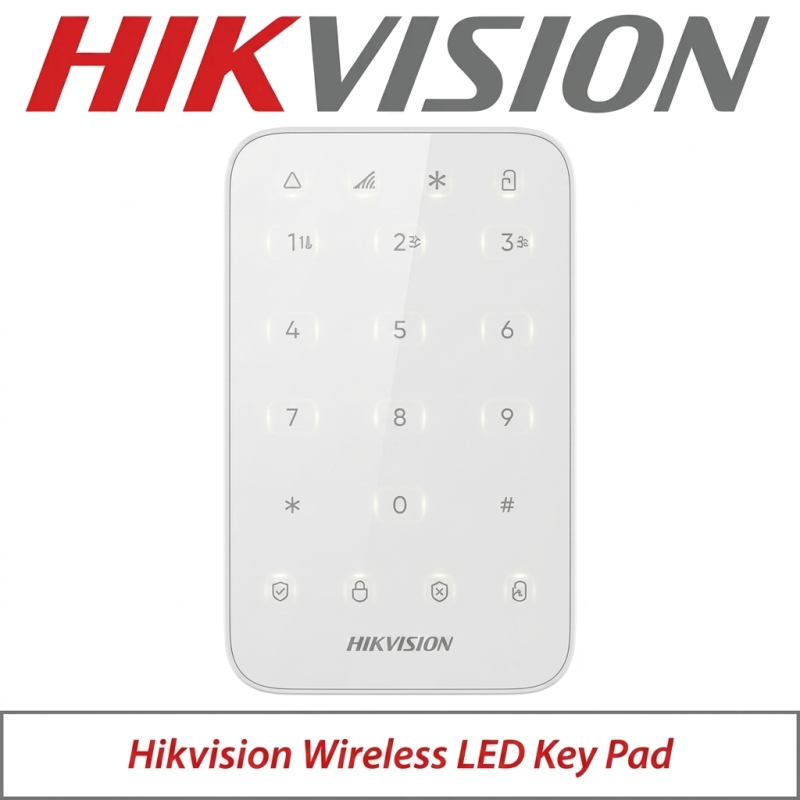 Clavier LED sans fil - Hikvision - DS-PK1-E-WE