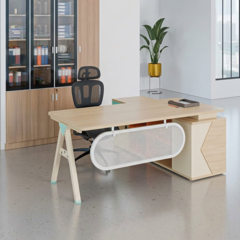 Bureau Directeur en forme en bois