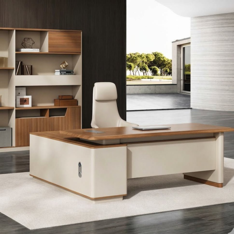 Bureau Directeur sous forme en bois