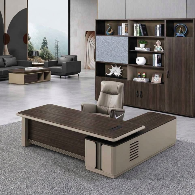 Bureau Directeur sous forme en bois